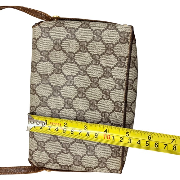 Gucci vintage brown GG crossbody bag - Picture 8 of 12